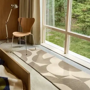 Loper Orla Kiely Prism Flower Mushroom Ecru Authentiek