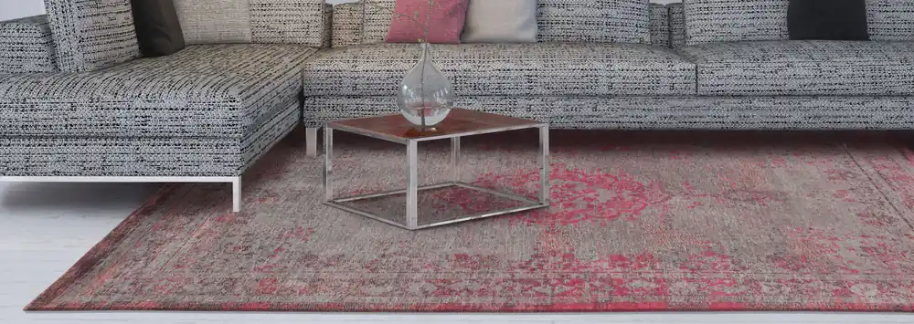 Louis de Poortere 8261 Fading World Medallion Pink Flash (outlet) Trendy
