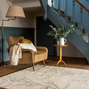 Luxe Luxueus en Sfeervol Vloerkleed van Laura Ashley | Pussy willow Hedgerow green