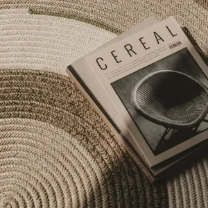 Beste Prijs MOMO Rugs Quid Green Curve – Rond Vloerkleed met Groene Organische Lijnen