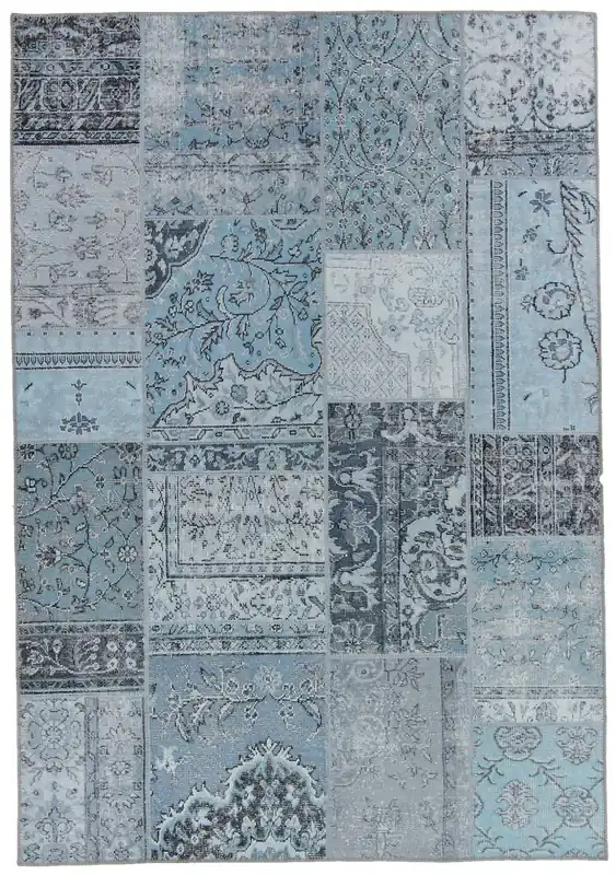 Patchwork vloerkleed Brinker Carpets Festival Bukan Light Blue (outlet) Betrouwbaar