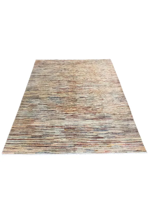 Beperkt Aanbod Unique Ziegler Stripe Vloerkleed 15278 | Handgeknoopt uit Afghanistan