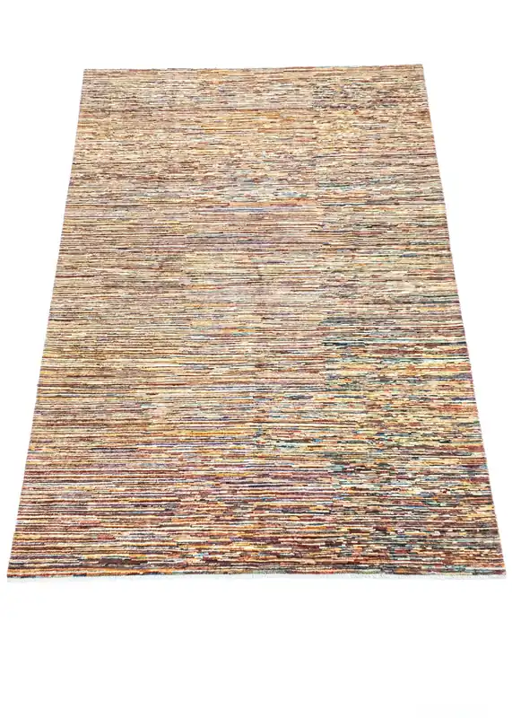 Unique Ziegler Stripe Vloerkleed 18799 | Handgeknoopt uit Afghanistan (voorraad) Beperkte Voorraad
