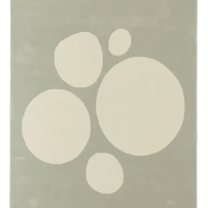 Vloerkleed Abstract en verfijnd Bubbles Eucalyptus Limited Edition