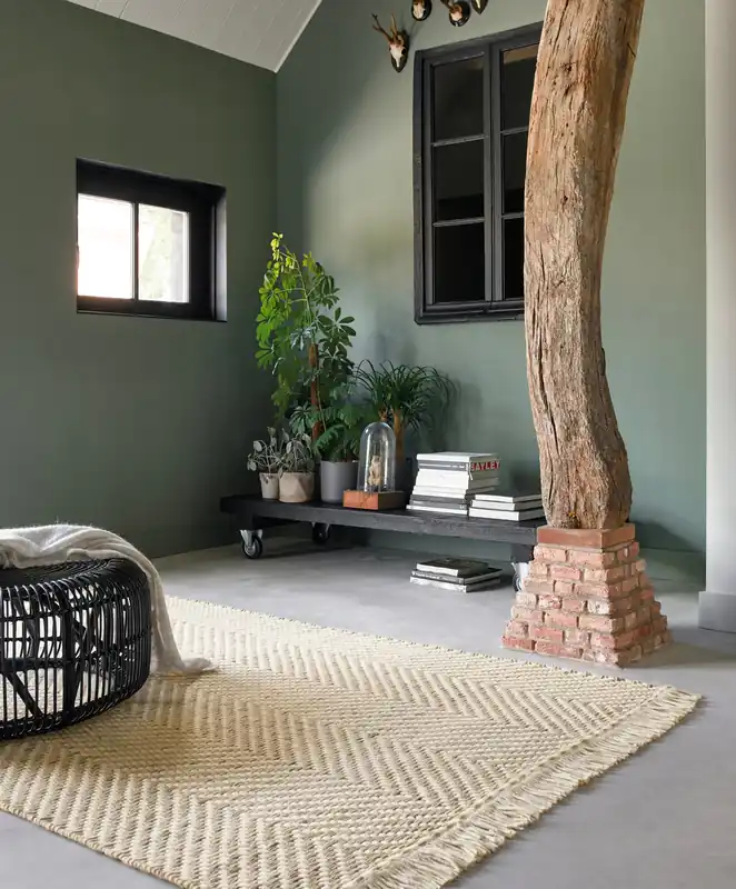 Vloerkleed Brink en Campman Atelier Twill Oyster 49201 Flitsaanbieding