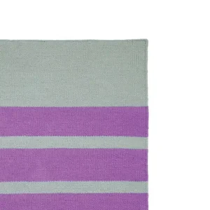 Handgemaakt Vloerkleed Finarte Bond Wool Rug Aqua