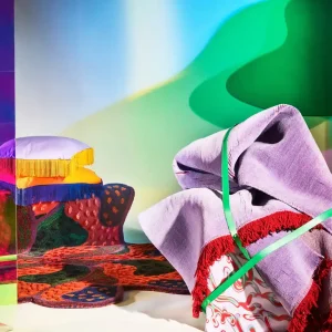 Vloerkleed Finarte Pear Red Hoge Kwaliteit