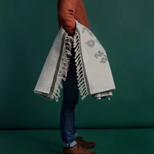 Wereldwijde Verzending Vloerkleed Finarte Saaristo Wool Rug White Grey