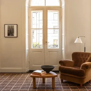 Gecertificeerd Vloerkleed Layered | Strata Jute Rug Brown