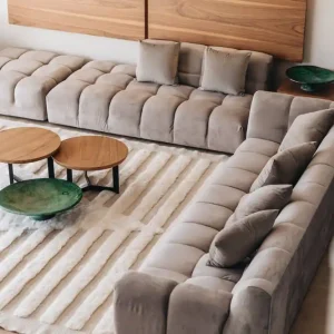 Vloerkleed MOMO Rugs Design Berber Mrirt Blocks MEB-006 Favoriet