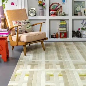 Vloerkleed MOMO Rugs Designer Marie-Gon Ministeck Lime Hint Superprijs