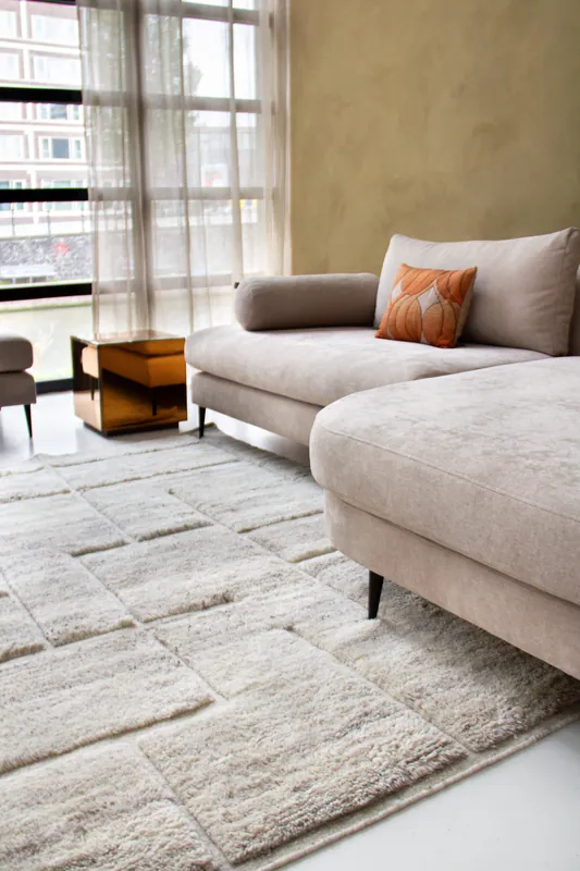 Plaats Bestelling Vloerkleed MOMO Rugs Marini Beige cream