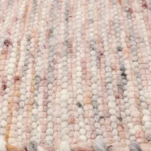 Vloerkleed MOMO Rugs Natural Weaves Lecco 208917 Roze Snelle Levering