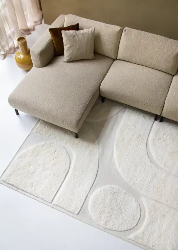 Betaalbaar Vloerkleed MOMO Rugs Scala White