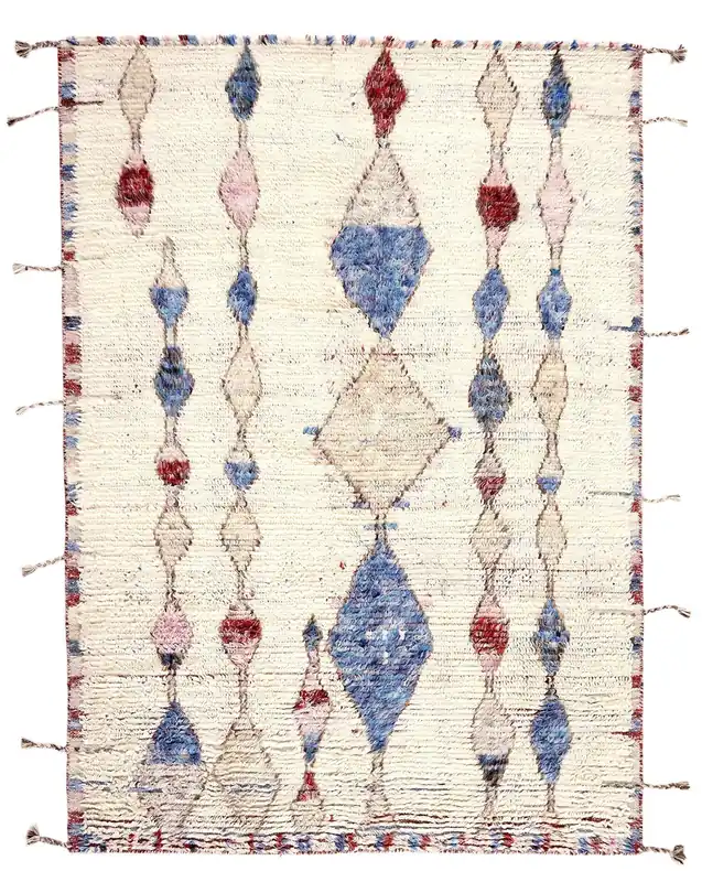 Tijdelijk Beschikbaar Vloerkleed MOMO Rugs Tribe Ivory Blue