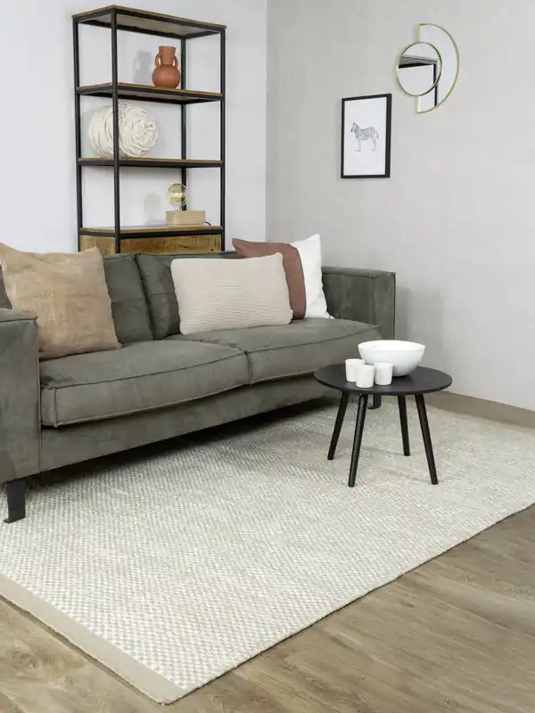Gecertificeerd Vloerkleed MOMO Rugs Vaasa Camel White