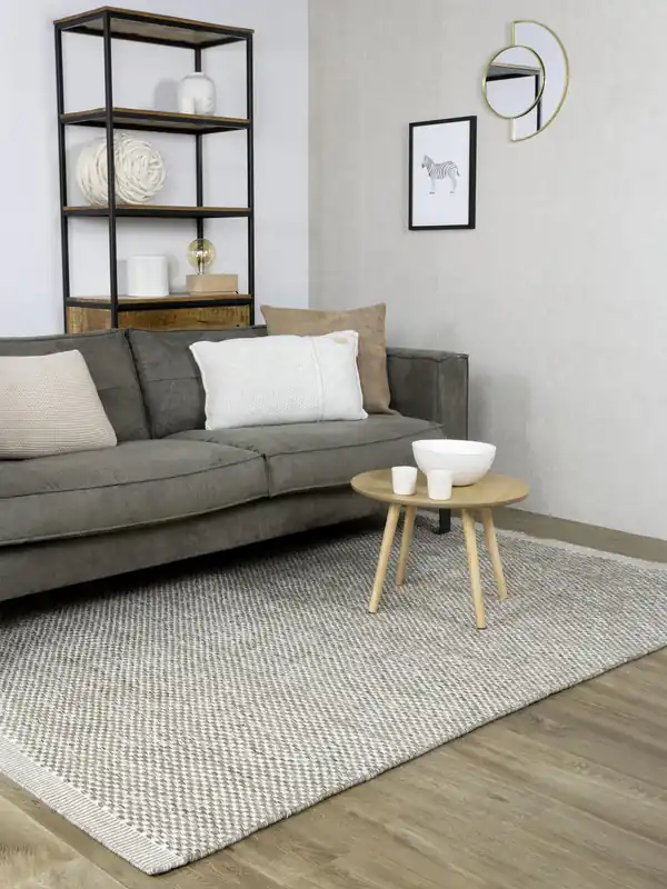 Authentiek Vloerkleed MOMO Rugs Vaasa Grey White