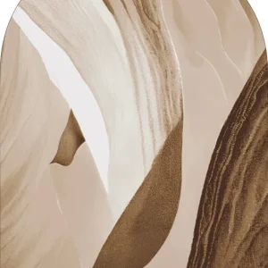 Beperkte Voorraad Vloerkleed MOMO rugs x NOŪRA studios - Dune Brown Arch