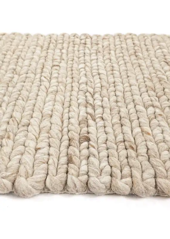 Vloerkleed MOMO Rugs | Woolcable Camel White Groothandel