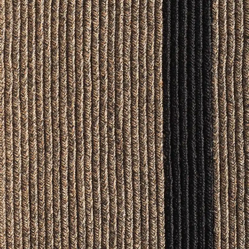 Vloerkleed Naturtex Rope Curve Brown-Black Uitverkoop