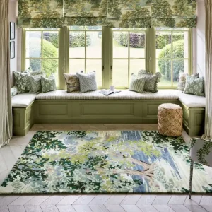 Vloerkleed Sanderson Ancient Canopy forest green 146708 Hoge Kwaliteit