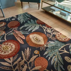 Vloerkleed Sanderson Jackfruit Tumeric Indigo 148708 Exclusieve Aanbieding