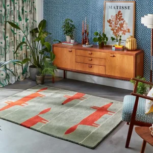 Vloerkleed Scion Mr Fox Mint Poppy Weekendaanbieding