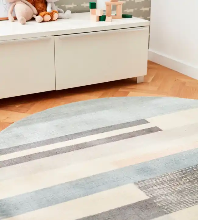 Vloerkleed Scion Parwa Round Dusky Hues (outlet) Beperkt Aanbod