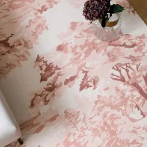 Geld-Terug-Garantie Vloerkleed Ted Baker Landscape Toile Light Pink 162602