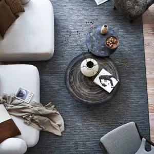 vtwonen vloerkleed Nature Cord - Antraciet Mele - Exclusief