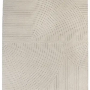 Actieprijs Wollen Vloerkleed van MOMO Rugs met modern reliëfpatroon | Luxe design