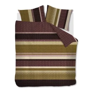 Weekendaanbieding Beddinghouse Jorren dekbedovertrek donker rood