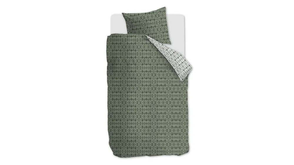 Dagaanbieding Snoozing Celia dekbedovertrek green