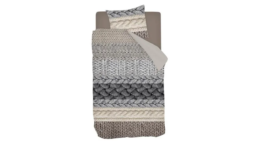 Snoozing Knitted Wool flanel dekbedovertrek multi Tijdelijk Beschikbaar