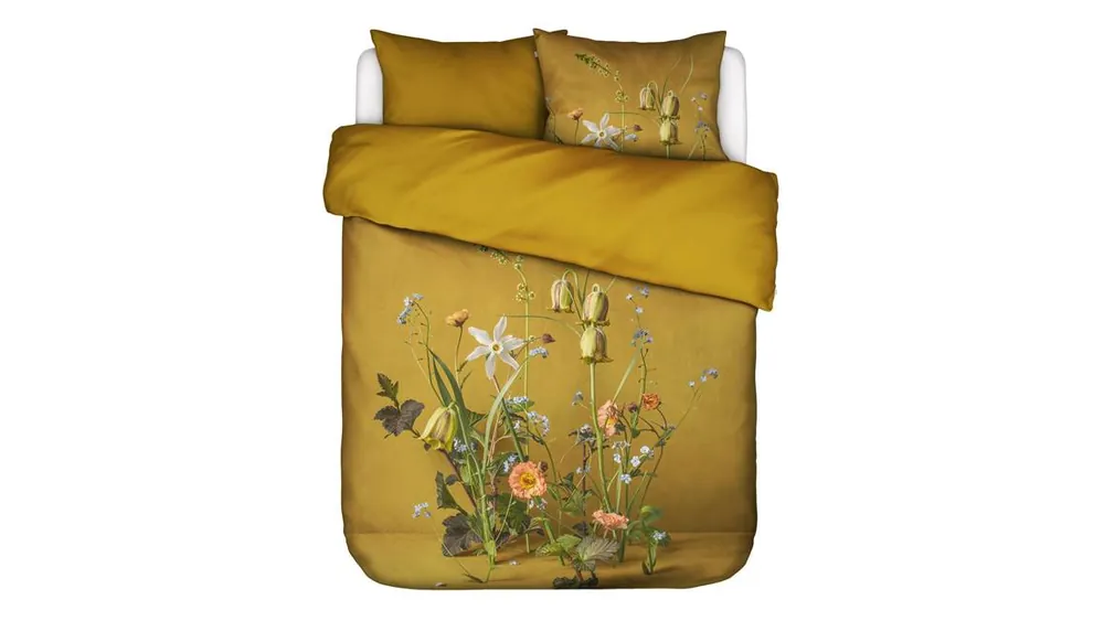 Koopje Essenza Ficaria dekbedovertrek flower ochre