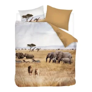 Flitsaanbieding Snoozing African Animals dekbedovertrek multi