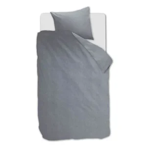 Beddinghouse Frost flanel dekbedovertrek blue grey Weekendaanbieding