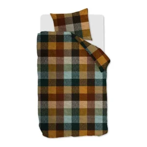 In De Mode Beddinghouse Beckett flanel dekbedovertrek multi