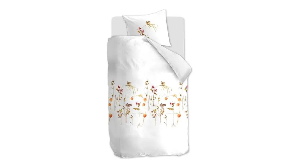 Marjolein Bastin Winter Wren flanel dekbedovertrek multi Topkwaliteit