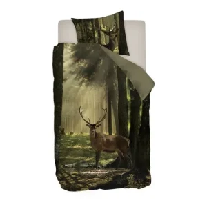 Uitverkoop Snoozing Sunrise Forest dekbedovertrek multi