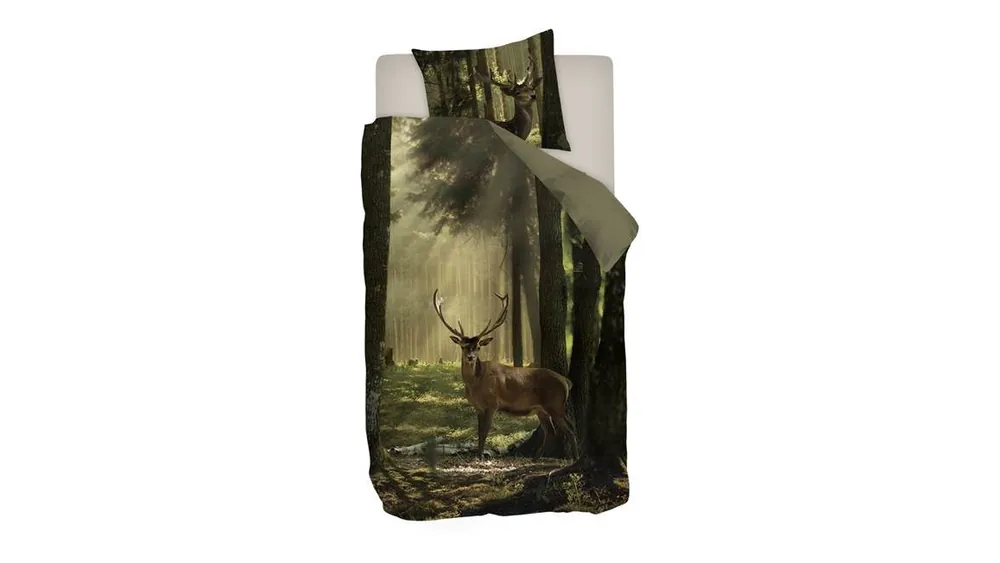Uitverkoop Snoozing Sunrise Forest dekbedovertrek multi