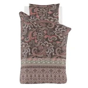 Beperkt Aanbod iSeng Paisley Flower dekbedovertrek bordeaux