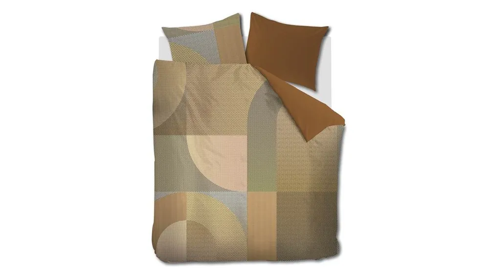 Snelle Levering Beddinghouse Fifth Avenue dekbedovertrek goud