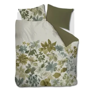 Shop Nu Beddinghouse Lilian dekbedovertrek groen