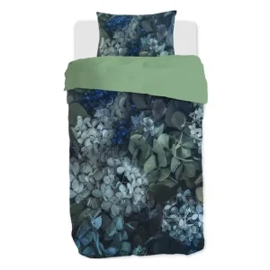 M.M Linen Eisa dekbedovertrek blauw groen Express Levering