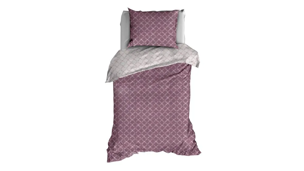 Satin d'Or Curling dekbedovertrek oud-rose Goedkoop