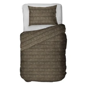 Trendy Kayori Yra flanel dekbedovertrek zwart