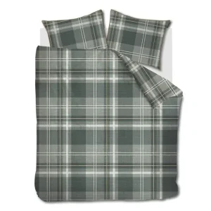 Speciale Aanbieding Rivièra Maison Tartan Check dekbedovertrek groen