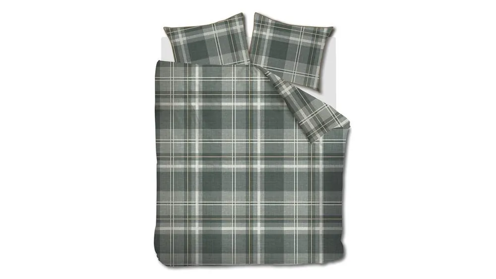 Speciale Aanbieding Rivièra Maison Tartan Check dekbedovertrek groen
