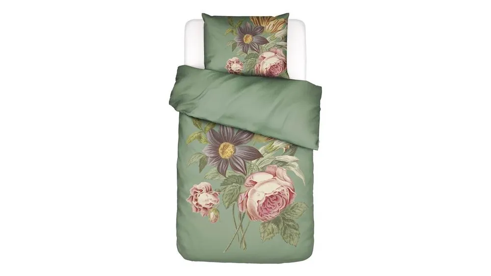 Shop Nu Essenza Madia dekbedovertrek basil green